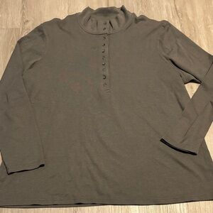 Natural Reflections Charcoal Long Sleeve Shirt